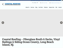 Tablet Screenshot of coastalroofinglbi.com